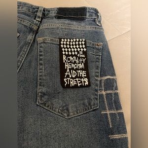 Designer skinny man pants